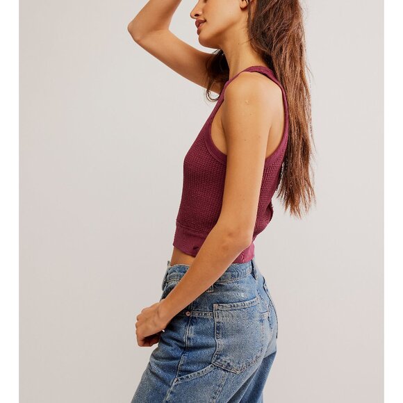 FREE PEOPLE Vest Tank / Amaranth - Picture 3 of 5